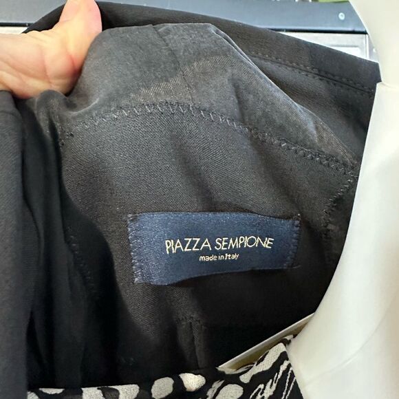 Piazza Sempione Italy Women’s Wool Black Jacket Small 42 - Picture 5 of 11